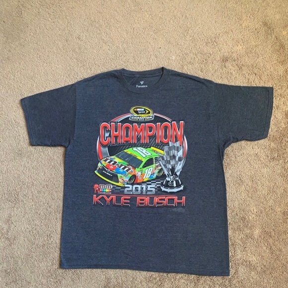Nascar T shirt Kyle Busch champion 2015 - Picture 4 of 8